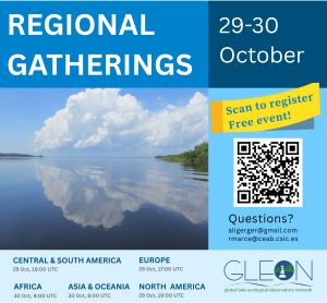 Image: G2025 virtual meeting regional gatherings.